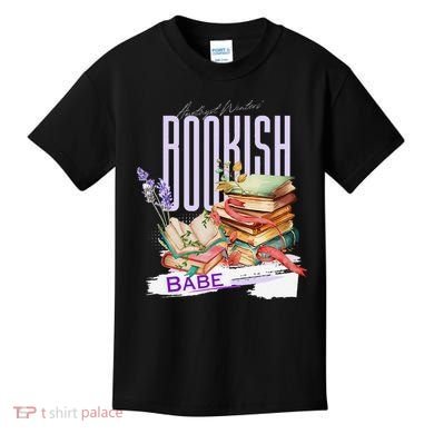 Bookish Babe Dark Romance Merch Funny Kids T-Shirt