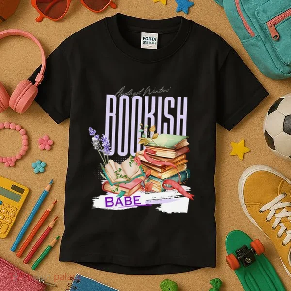 Bookish Babe Dark Romance Merch Funny Kids T-Shirt