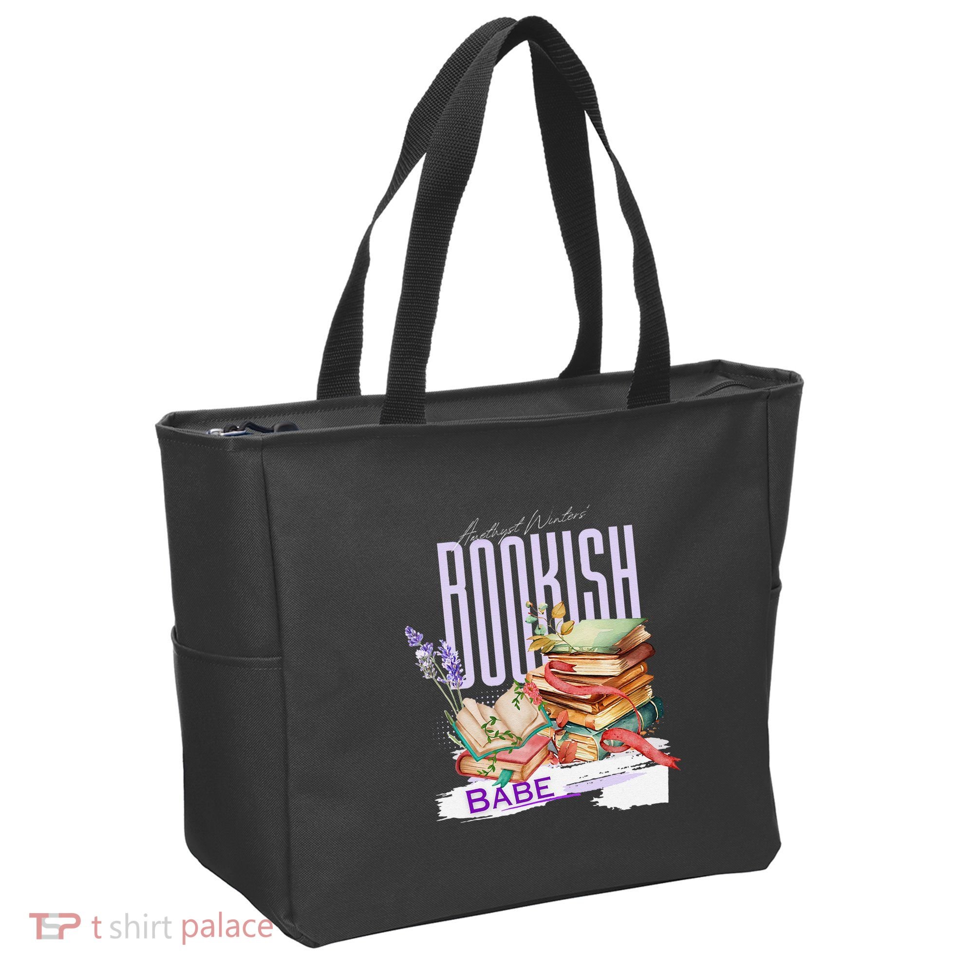 Bookish Babe Dark Romance Merch Funny Tote Bag