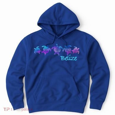 Belize Beach Design / Tribal Turtle Gift Hoodie