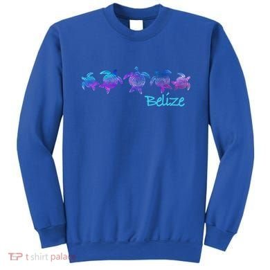 Belize Beach Design / Tribal Turtle Gift Sweatshirt