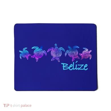 Belize Beach Design / Tribal Turtle Gift Mousepad