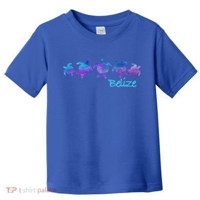 Belize Beach Design / Tribal Turtle Gift Toddler T-Shirt