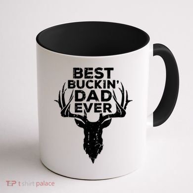 Best Buckin Dad Ever Coffee Mug back