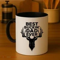 Best Buckin Dad Ever Coffee Mug thumb 4
