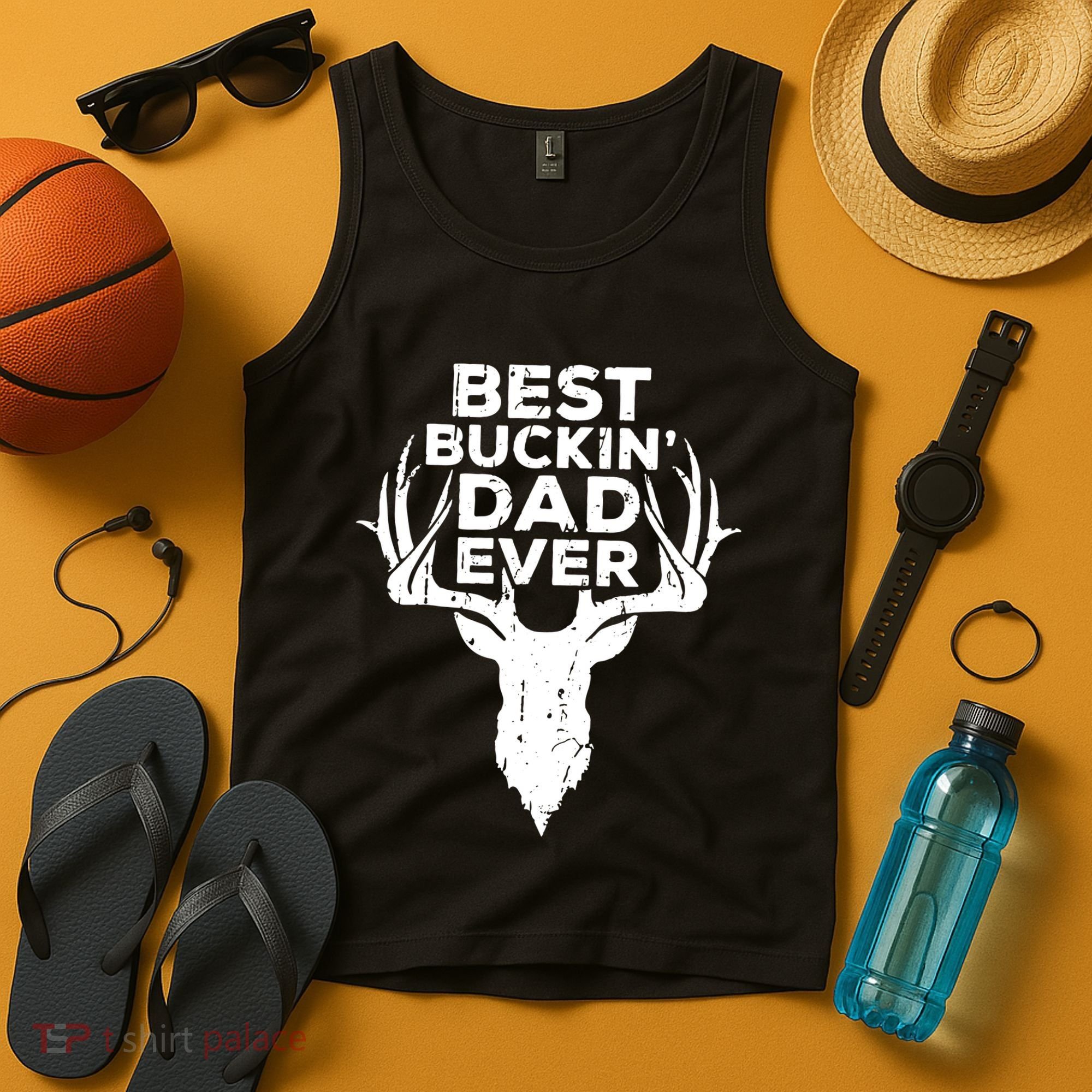 Best Buckin Dad Ever Tank Top