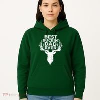 Best Buckin Dad Ever Hoodie thumb 5
