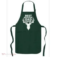 Best Buckin Dad Ever Apron thumb 0