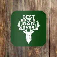 Best Buckin Dad Ever Coaster thumb 0