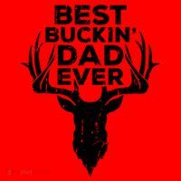 Best Buckin Dad Ever Santa Hat thumb 1