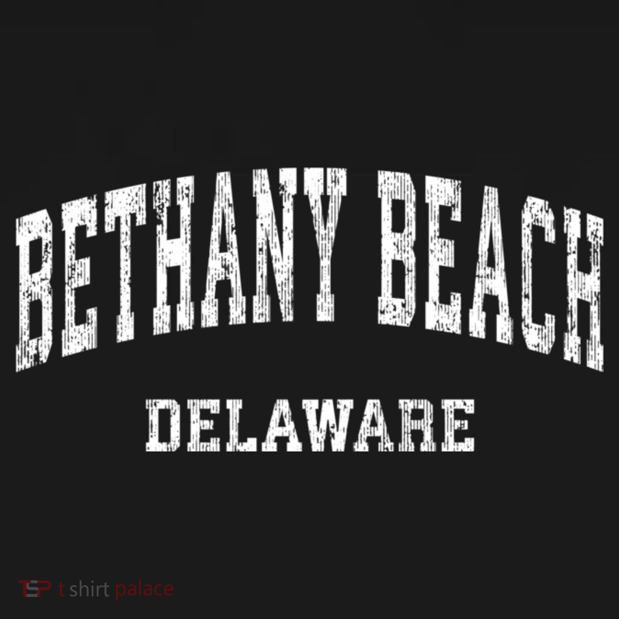 Bethany Beach Delaware De Vintage Varsity Sports T-Shirt