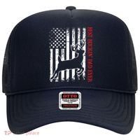 Best Buckin Dad Ever American Flag Deer Hunting Hat thumb 0
