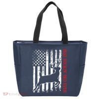 Best Buckin Dad Ever American Flag Deer Hunting Tote Bag thumb 0
