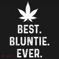 Best Bluntie Ever Funny Stoner Aunt Auntie Marijuana Weed Great Gift Pajama Set thumb 2
