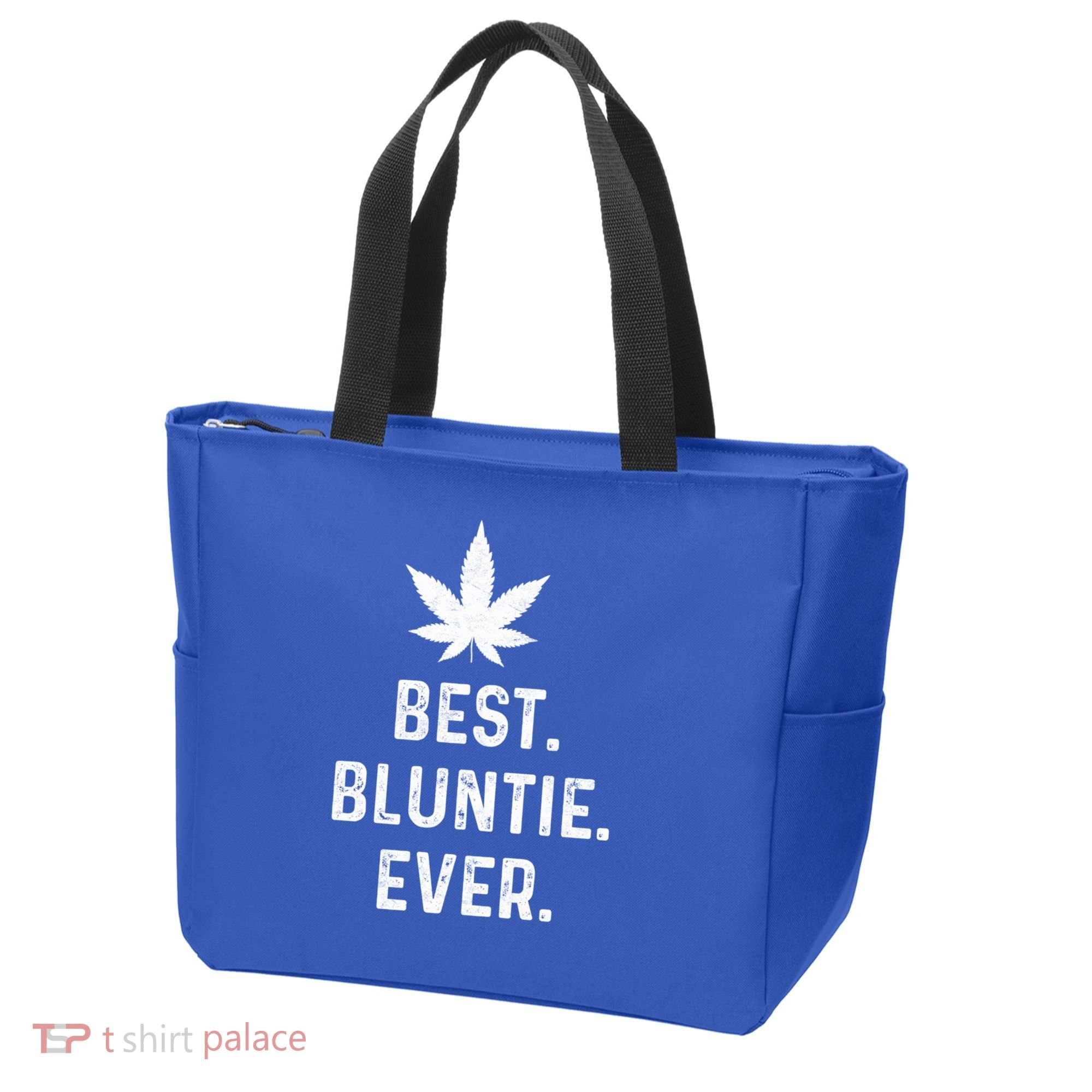 Best Bluntie Ever Funny Stoner Aunt Auntie Marijuana Weed Great Gift Tote Bag