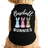 Baseball Bunnies Easter Bunny Mom Funny Gift Doggie Tank thumb 0