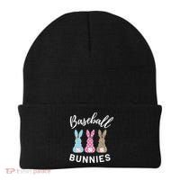 Baseball Bunnies Easter Bunny Mom Funny Gift Beanie thumb 0