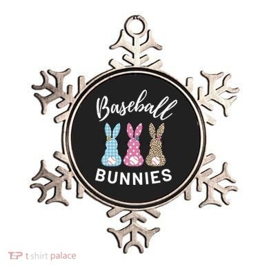 Baseball Bunnies Easter Bunny Mom Funny Gift Ornament