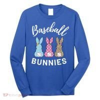 Baseball Bunnies Easter Bunny Mom Funny Gift Long Sleeve Shirt thumb 0