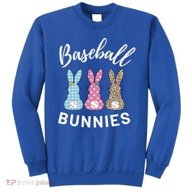 Baseball Bunnies Easter Bunny Mom Funny Gift Sweatshirt