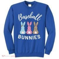 Baseball Bunnies Easter Bunny Mom Funny Gift Sweatshirt thumb 0