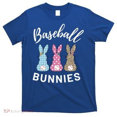 Baseball Bunnies Easter Bunny Mom Funny Gift T-Shirt
