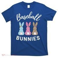 Baseball Bunnies Easter Bunny Mom Funny Gift T-Shirt thumb 0