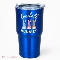Baseball Bunnies Easter Bunny Mom Funny Gift Tumbler thumb 0