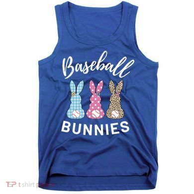 Baseball Bunnies Easter Bunny Mom Funny Gift Tank Top