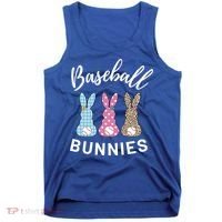Baseball Bunnies Easter Bunny Mom Funny Gift Tank Top thumb 0