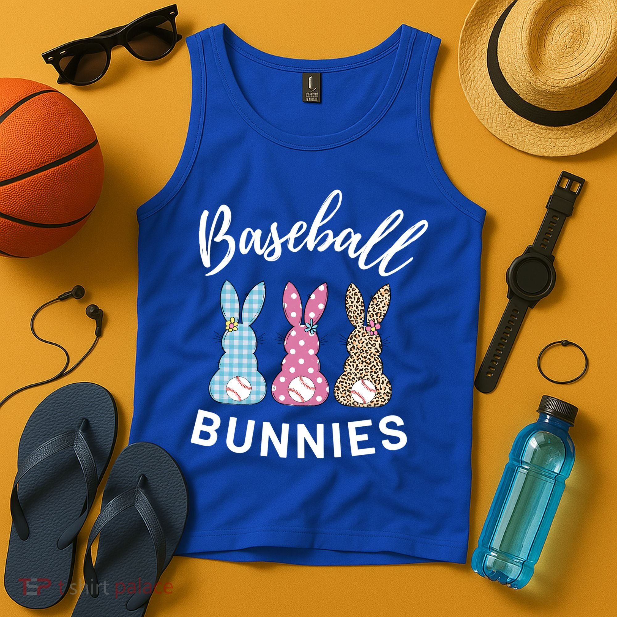 Baseball Bunnies Easter Bunny Mom Funny Gift Tank Top