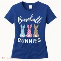 Baseball Bunnies Easter Bunny Mom Funny Gift Women's T-Shirt thumb 0
