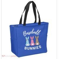 Baseball Bunnies Easter Bunny Mom Funny Gift Tote Bag thumb 2