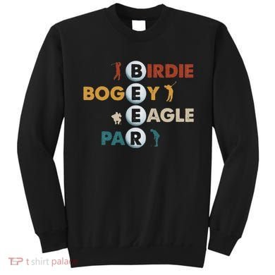 Birdie Bogey Eagle Par Beer Funny Golf Golfing Golfer Gift Sweatshirt