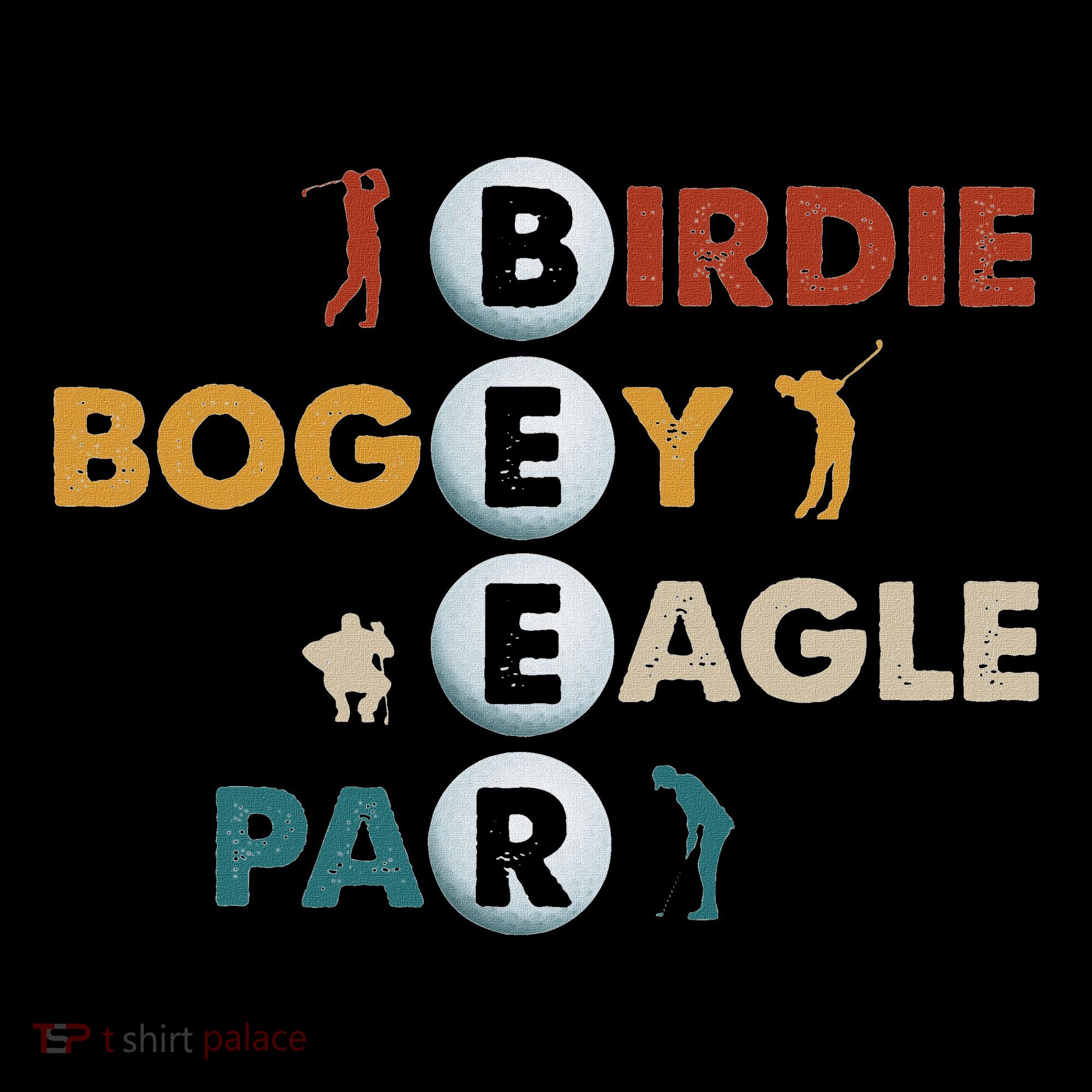 Birdie Bogey Eagle Par Beer Funny Golf Golfing Golfer Gift Women's Hoodie