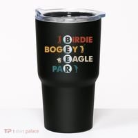 Birdie Bogey Eagle Par Beer Funny Golf Golfing Golfer Gift Tumbler thumb 0