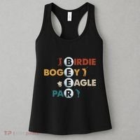 Birdie Bogey Eagle Par Beer Funny Golf Golfing Golfer Gift Women's Tank Top thumb 3