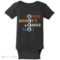 Birdie Bogey Eagle Par Beer Funny Golf Golfing Golfer Gift Baby Bodysuit thumb 0