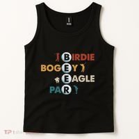 Birdie Bogey Eagle Par Beer Funny Golf Golfing Golfer Gift Tank Top thumb 2