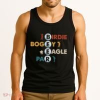 Birdie Bogey Eagle Par Beer Funny Golf Golfing Golfer Gift Tank Top thumb 3