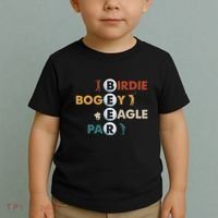Birdie Bogey Eagle Par Beer Funny Golf Golfing Golfer Gift Toddler T-Shirt thumb 2