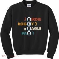 Birdie Bogey Eagle Par Beer Funny Golf Golfing Golfer Gift Kids Sweatshirt thumb 0