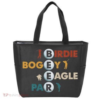 Birdie Bogey Eagle Par Beer Funny Golf Golfing Golfer Gift Tote Bag