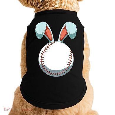 Baseball Bunny Easter Holiday Sport Lover Doggie Tank