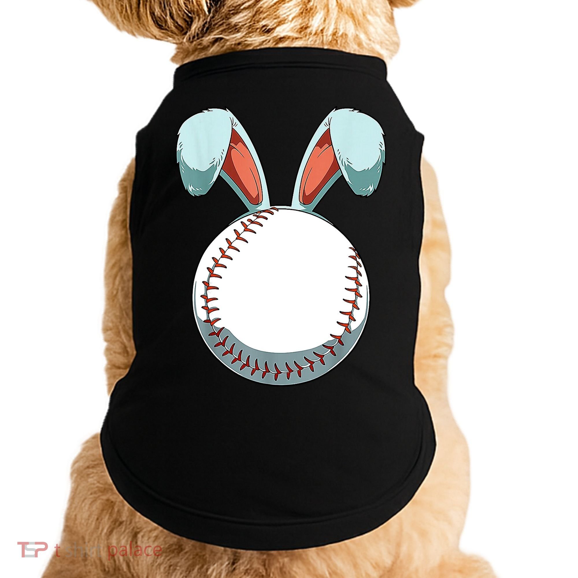 Baseball Bunny Easter Holiday Sport Lover Doggie Tank