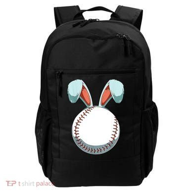 Baseball Bunny Easter Holiday Sport Lover Backpack