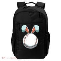 Baseball Bunny Easter Holiday Sport Lover Backpack thumb 0