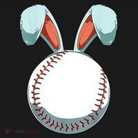 Baseball Bunny Easter Holiday Sport Lover Bucket Hat thumb 4