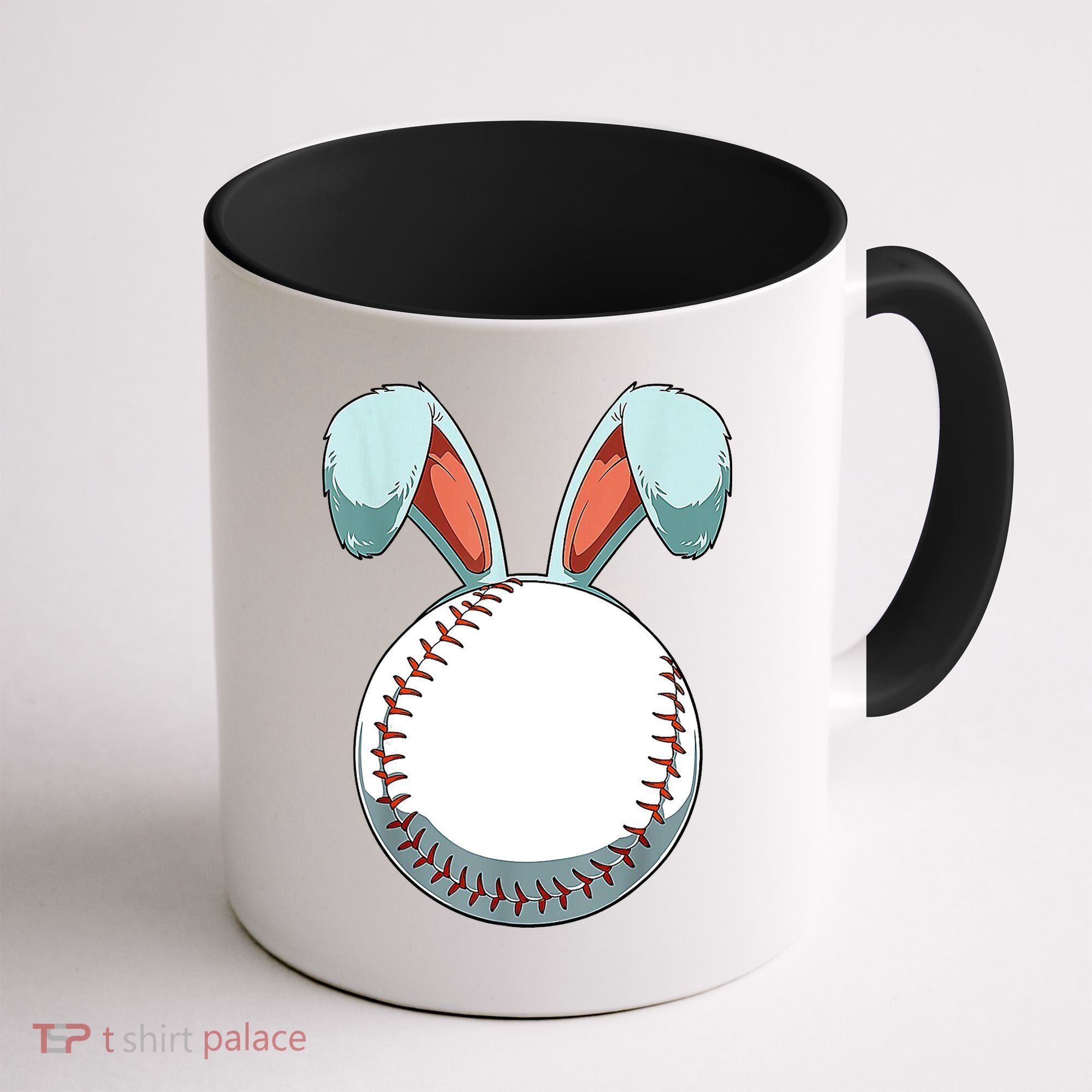 Baseball Bunny Easter Holiday Sport Lover Coffee Mug