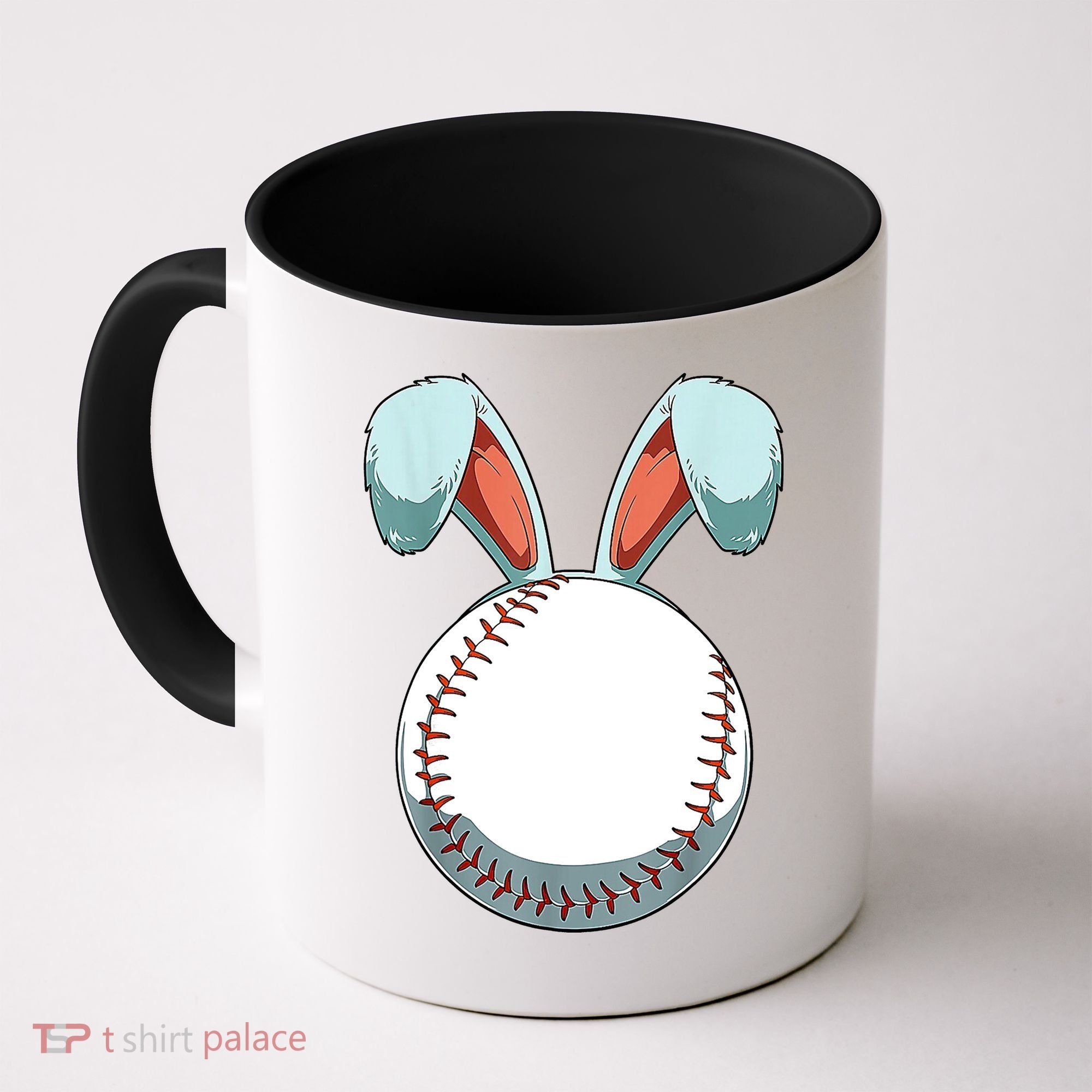 Baseball Bunny Easter Holiday Sport Lover Coffee Mug